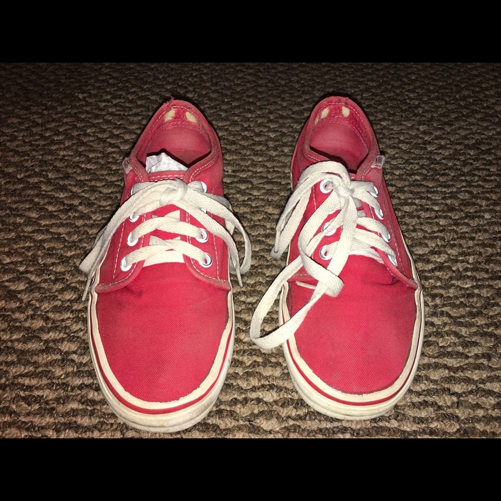 Vulcanized Red Vans
